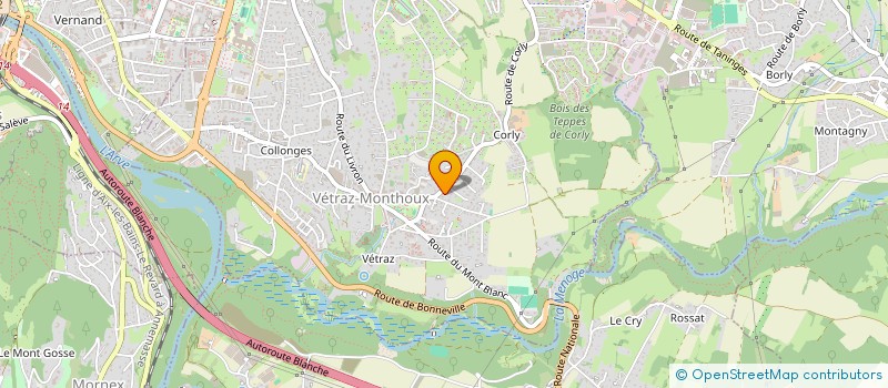 localisation de l'entreprise BEGE  VETRAZ-MONTHOUX