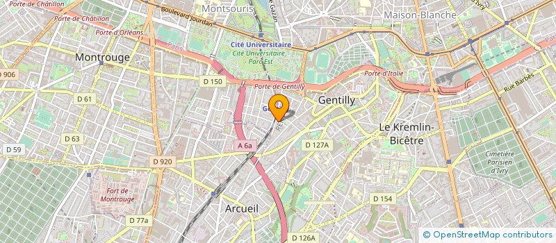 localisation de l'entreprise BEGE PROPRETE à GENTILLY