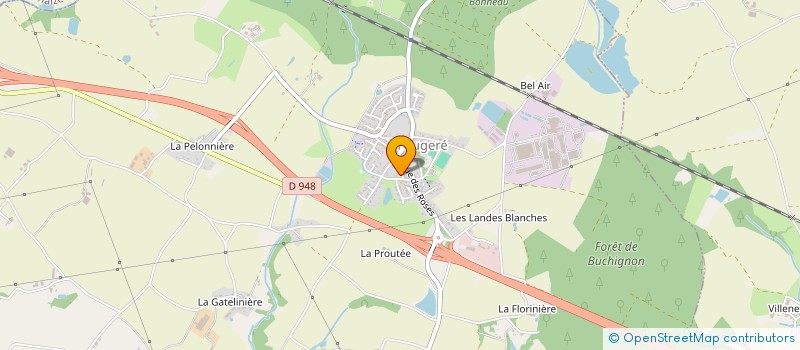 localisation de l'entreprise BEGEBE  FOUGERE