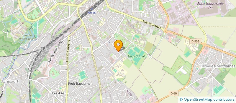 localisation de l'entreprise BEGECO à ARRAS