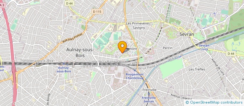 localisation de l'entreprise BEGENIVS à SEVRAN