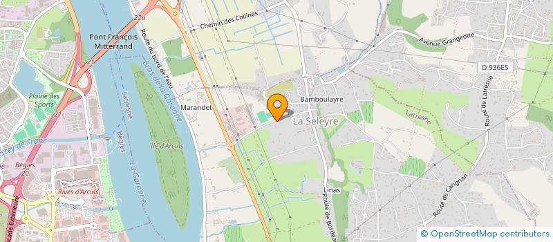 localisation de l'entreprise BEGEXA à LATRESNE