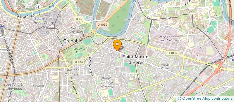 localisation de l'entreprise BEGGI 1  SAINT-MARTIN-D'HERES