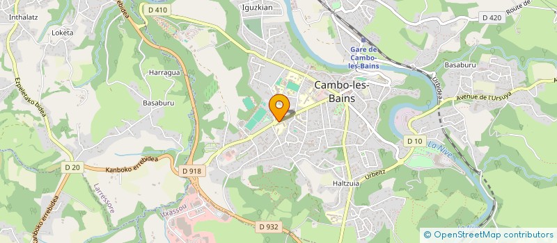 localisation de l'entreprise BEGIA à CAMBO-LES-BAINS