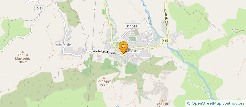 localisation de l'entreprise BEGIAC à CALENZANA