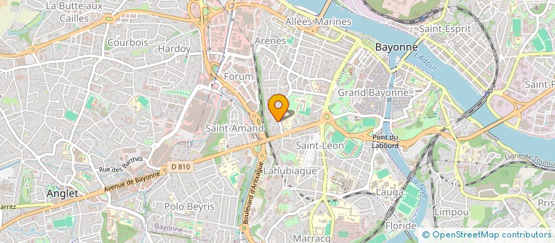 localisation de l'entreprise BEGICONSEIL à BAYONNE