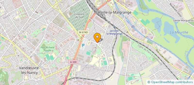 localisation de l'entreprise BEGIN PHILIPPE GOMAS LIONEL  VANDUVRE-LES-NANCY