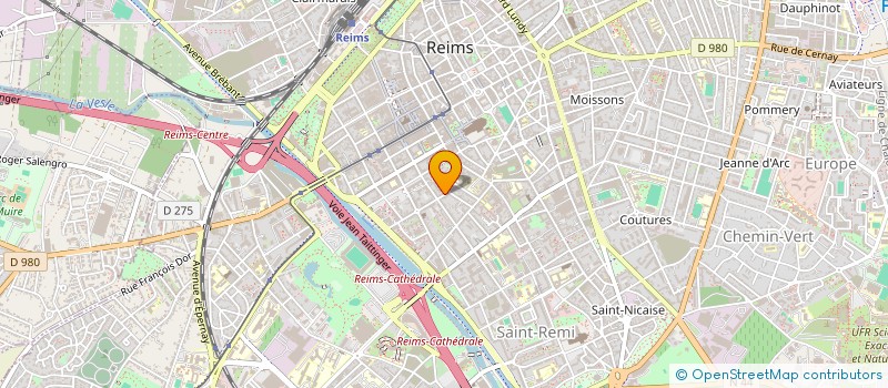 localisation de l'entreprise BEGIP LES COQUELICOTS  REIMS