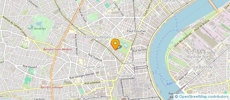 localisation de l'entreprise BEGLES 0117  BORDEAUX