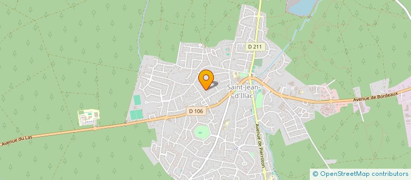 localisation de l'entreprise BEGLES CENTRE  SAINT-JEAN-D'ILLAC