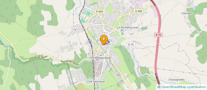 localisation de l'entreprise BEGNATBORDE JEAN ET JEAN PAUL à SAINT-CHELY-D'APCHER