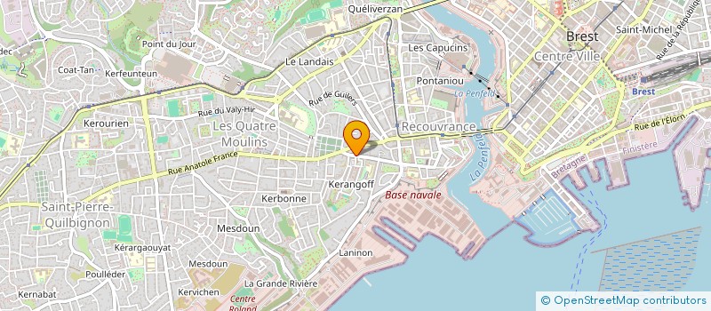 localisation de l'entreprise BEGO  BREST