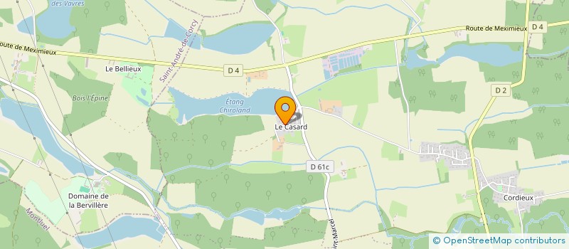 localisation de l'entreprise BEGO RODRIGUES BARDAGE  MONTLUEL