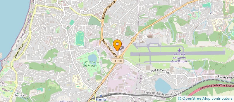 localisation de l'entreprise BEGOC64 à BIARRITZ