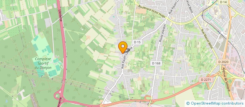 localisation de l'entreprise BEGONIA à OLIVET