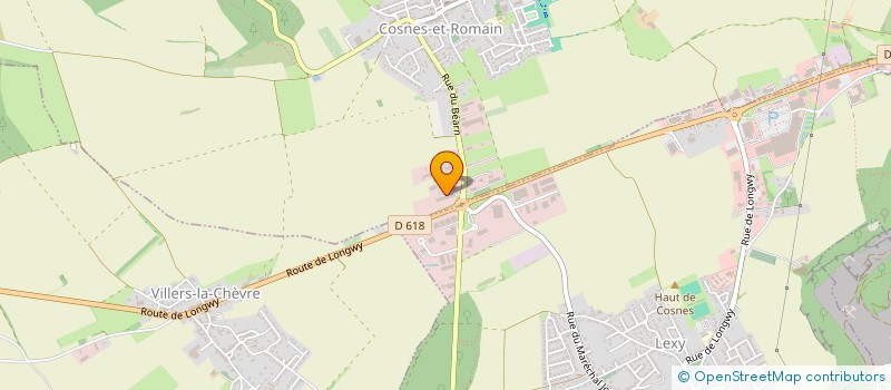 localisation de l'entreprise BEGONIA  COSNES-ET-ROMAIN