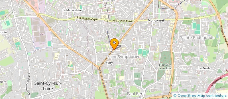 localisation de l'entreprise BEGONIA  TOURS