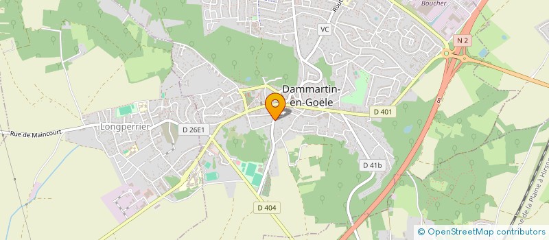 localisation de l'entreprise BEGONIA DRIVE  DAMMARTIN-EN-GOELE