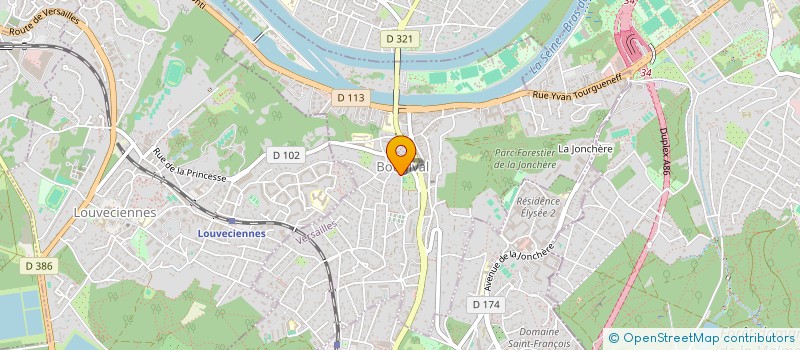 localisation de l'entreprise BEGONIA IMMOBILIERS  BOUGIVAL