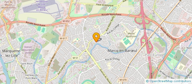 localisation de l'entreprise BEGOODEE à MARCQ-EN-BARŒUL