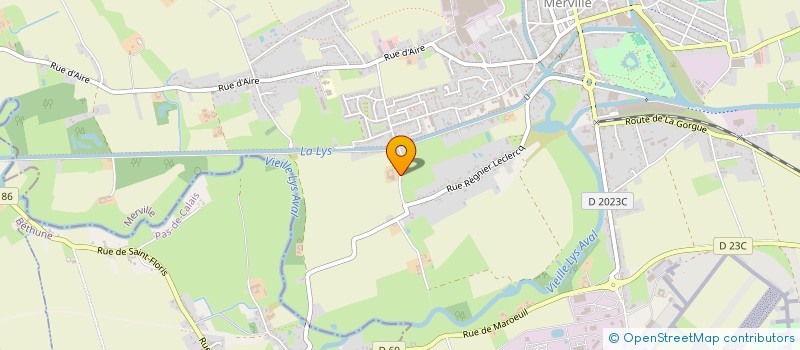 localisation de l'entreprise BEGOODY  MERVILLE