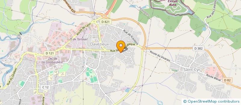 localisation de l'entreprise BEGOT PIERRE ET AULAGNON ARMAND à DAVEZIEUX