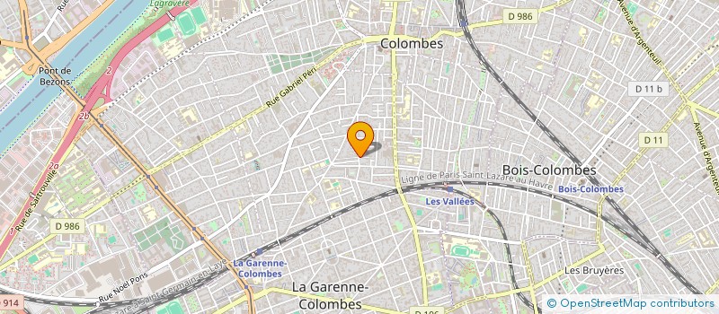 localisation de l'entreprise BEGOTALON à COLOMBES