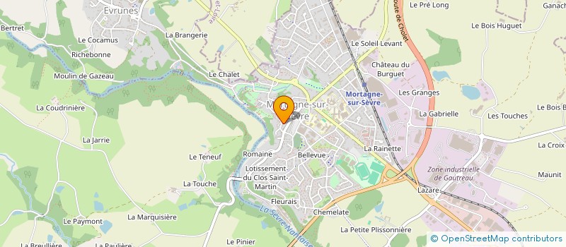 localisation de l'entreprise BEGPERSO 3  MORTAGNE-SUR-SEVRE