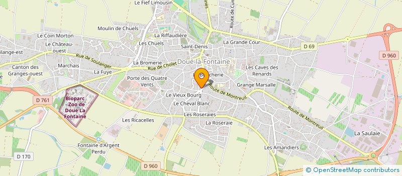 localisation de l'entreprise BEGPRO DOUE  DOUE-EN-ANJOU