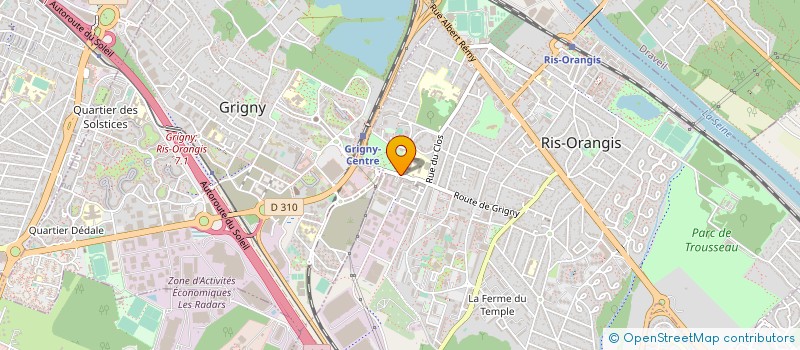 localisation de l'entreprise BEGRA- ELEC à RIS-ORANGIS