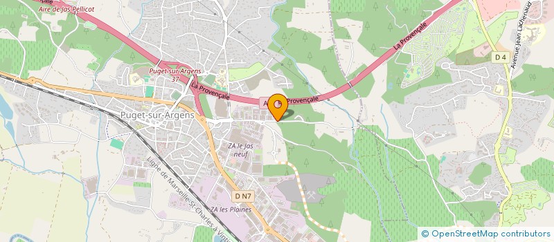 localisation de l'entreprise BEGT  PUGET-SUR-ARGENS