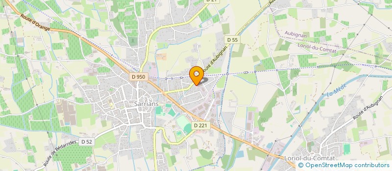 localisation de l'entreprise BEGUE BATIMENT à SARRIANS