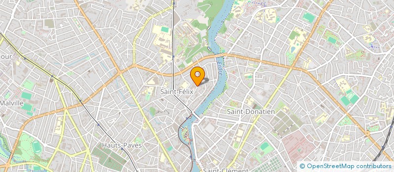 localisation de l'entreprise BEGUE IMMO à NANTES