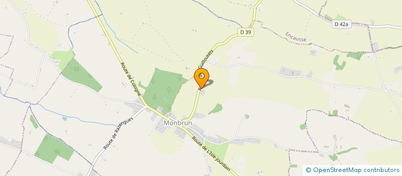 localisation de l'entreprise BEGUE PATRIMOINE  MONBRUN