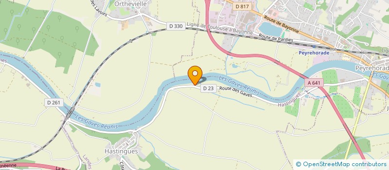 localisation de l'entreprise BEGUE & PUECH  HASTINGUES