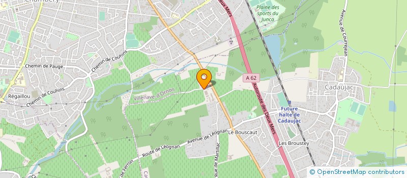 localisation de l'entreprise BEGUEC AUTO à CADAUJAC