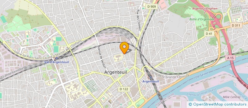 localisation de l'entreprise BEGUET CONSULTING GROUP  ARGENTEUIL