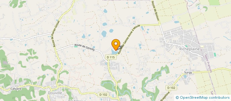 localisation de l'entreprise BEGUETTE  SAINTE-ANNE