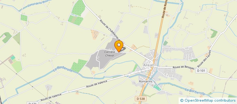 localisation de l'entreprise BEGUIN  ALIXAN