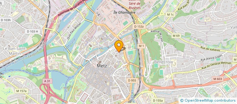 localisation de l'entreprise BEGUINAGE LA MADELEINE à METZ