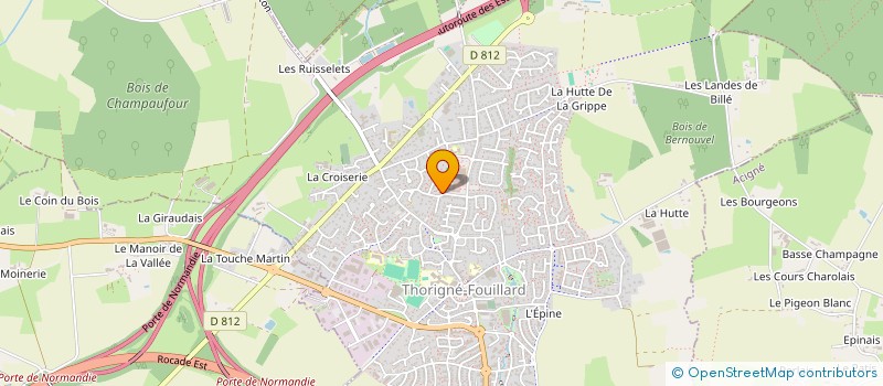 localisation de l'entreprise BEGUITO  THORIGNE-FOUILLARD