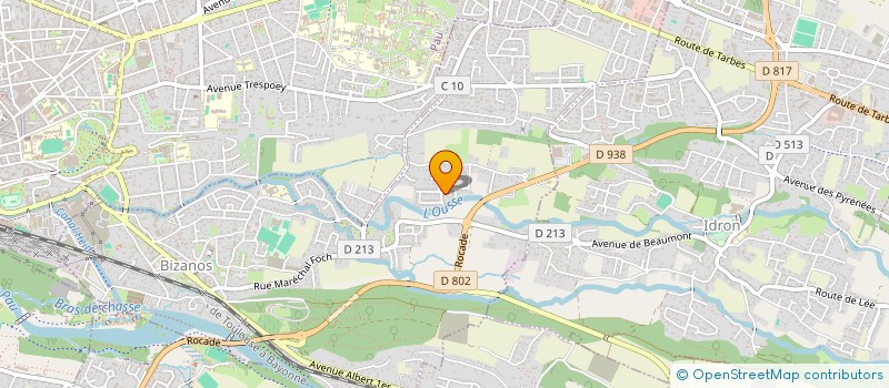 localisation de l'entreprise BEGUR 64  BIZANOS