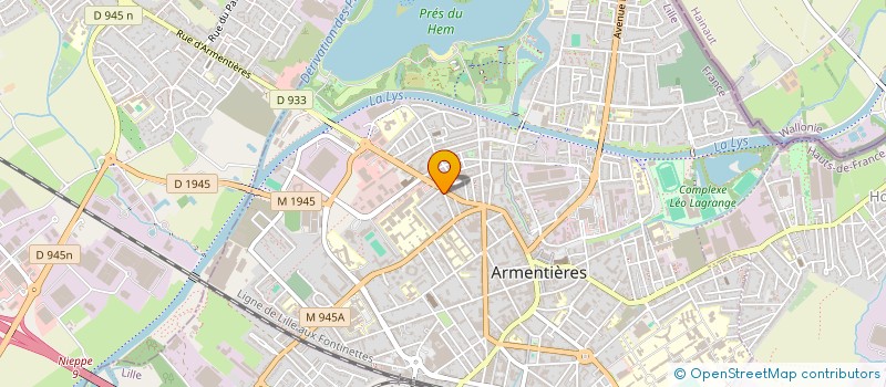 localisation de l'entreprise BEH BATIMENTS  ARMENTIERES