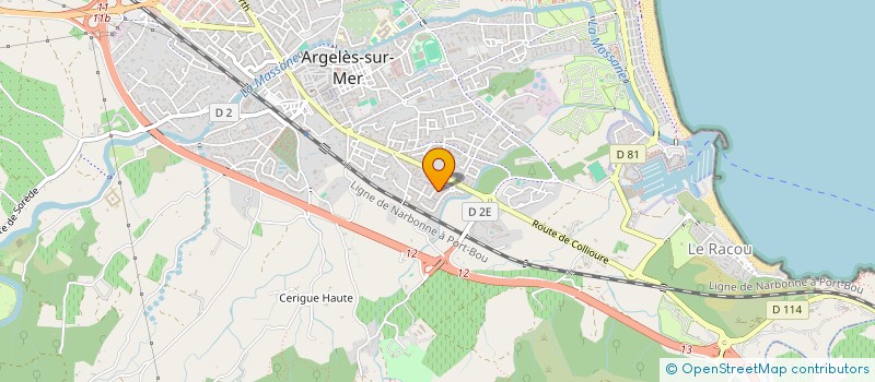 localisation de l'entreprise BEH TCS  ARGELES-SUR-MER