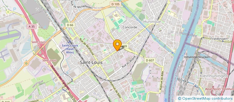 localisation de l'entreprise BEHA  SAINT-LOUIS