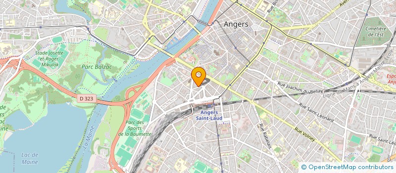 localisation de l'entreprise BEHAGHEL BARUTEAU à ANGERS