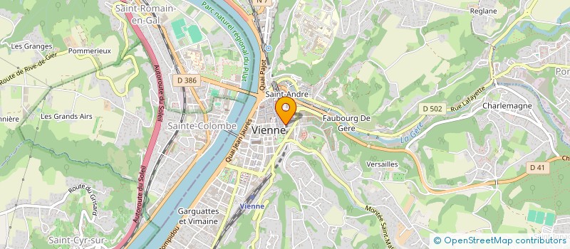 localisation de l'entreprise BEHALE à VIENNE