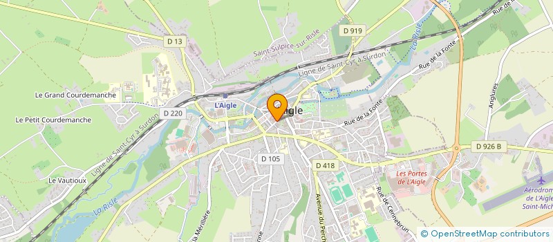 localisation de l'entreprise BEHAMA  L'AIGLE