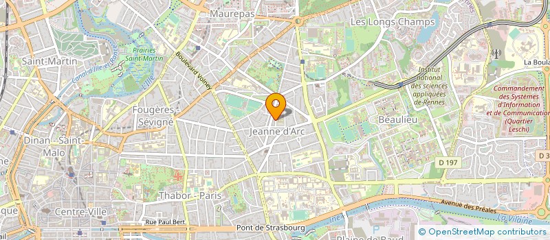 localisation de l'entreprise BEHAVE ORIENTATION & CAREERS  RENNES