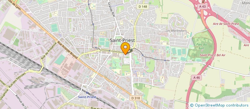 localisation de l'entreprise BEHIH à SAINT-PRIEST
